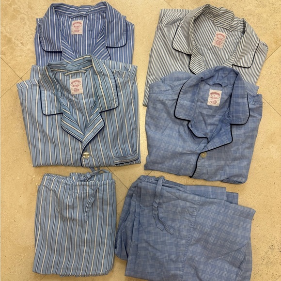 6 PCs Brooks Brothers Men’s PJ’s Bundle - Picture 2 of 16
